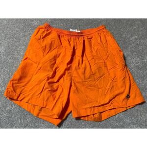 Vintage Adidas Mens 2XL Swim Trunks 2000 Mesh Lined Orange 5 1/4" Inseam Shorts